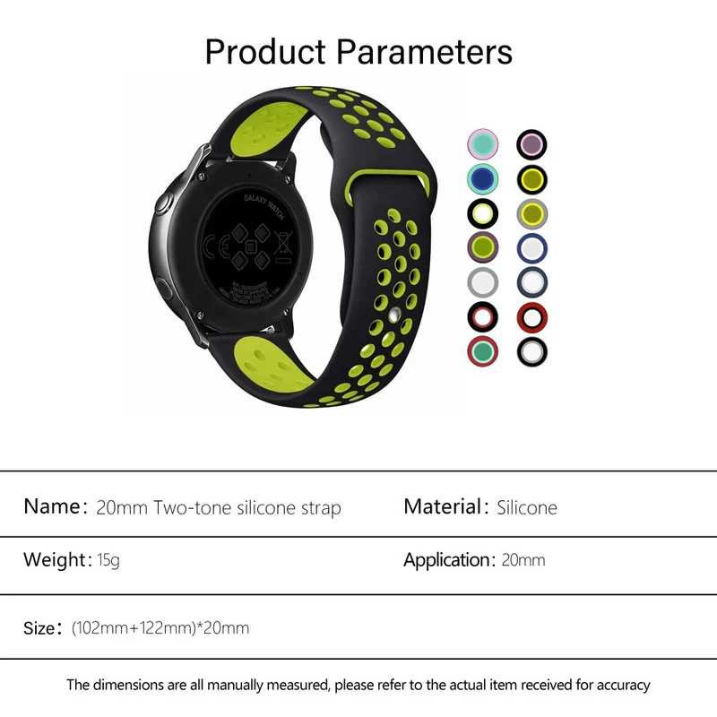 Flexibel Samsung Smartwatch Silikon Universell Armband