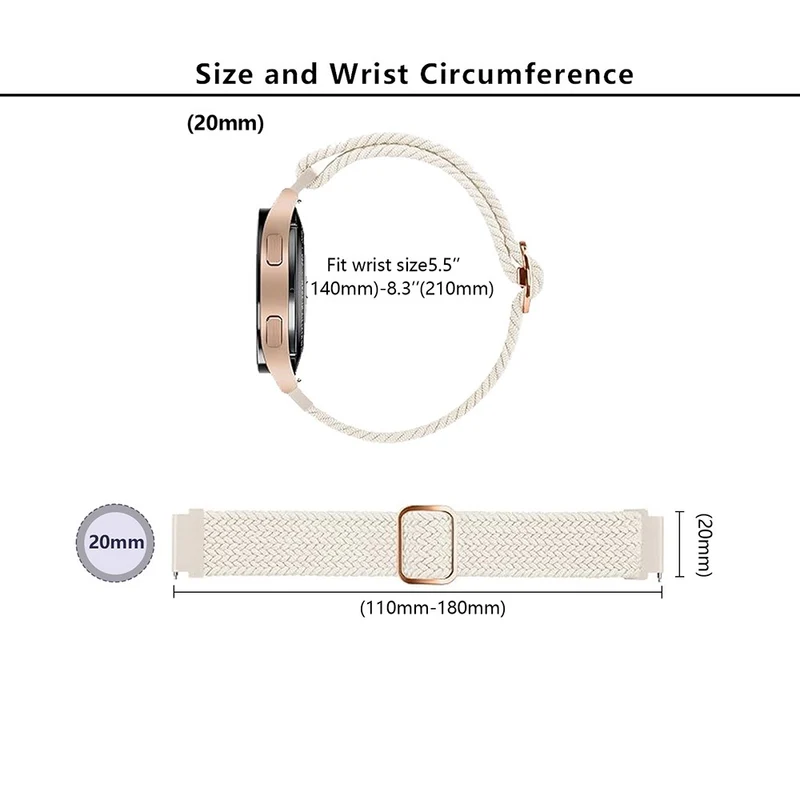 Bequem Samsung Smartwatch Nylon Universell Armband