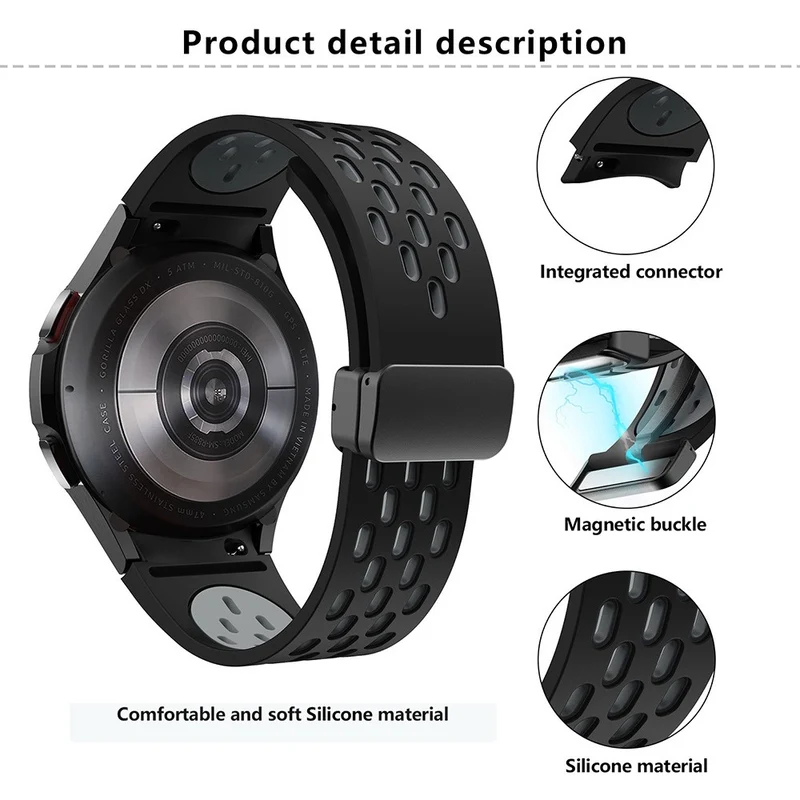 Sehr Angenehm Samsung Smartwatch Silikon Universell Armband