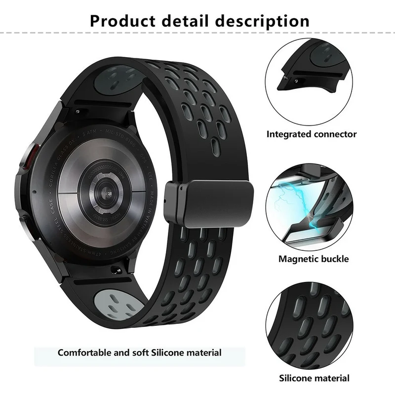 Sehr Angenehm Samsung Smartwatch Silikon Universell Armband