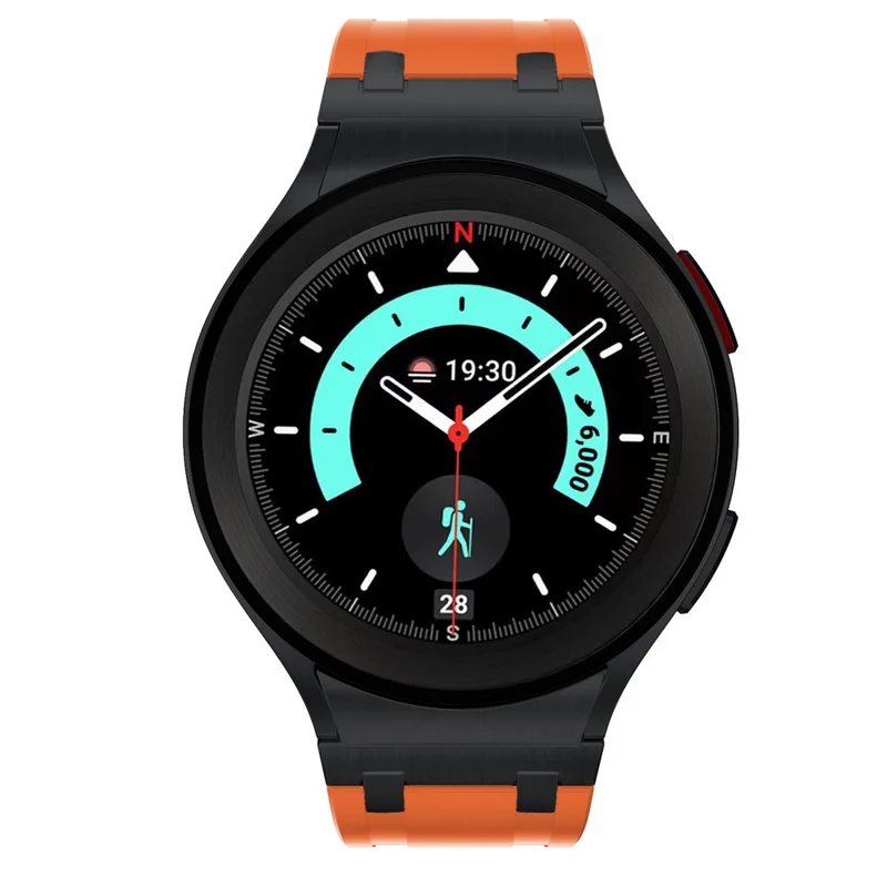 Unglaublich Angenehm Samsung Galaxy Watch 5 (40mm) / Samsung Galaxy Watch 6 Classic (43mm) Silikon Universell Armband