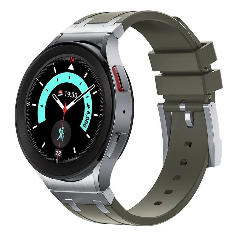 Unglaublich Angenehm Samsung Galaxy Watch 5 (40mm) / Samsung Galaxy Watch 6 Classic (43mm) Silikon Universell Armband