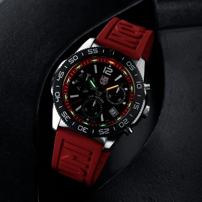 Luminox Navy SEAL Colormark Steel XS.3155 Herrenuhr • LLT Leuchtsystem • 200m Wasserdicht