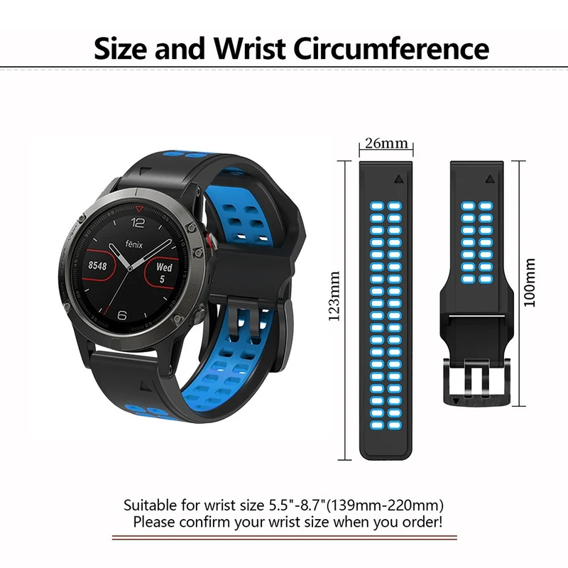 Richtig Gemütlich Garmin Smartwatch Silikon Universell Armband