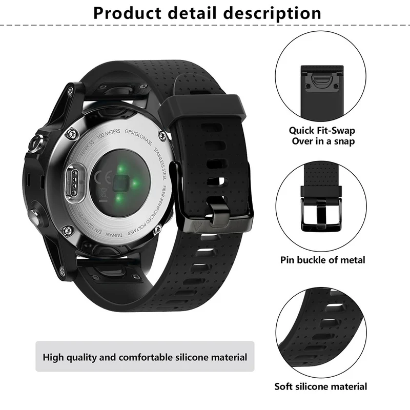 Richtig Gemütlich Garmin Smartwatch Silikon Universell Armband