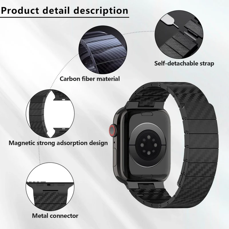 Mega Sympathisch Apple Smartwatch Metall Universell Armband