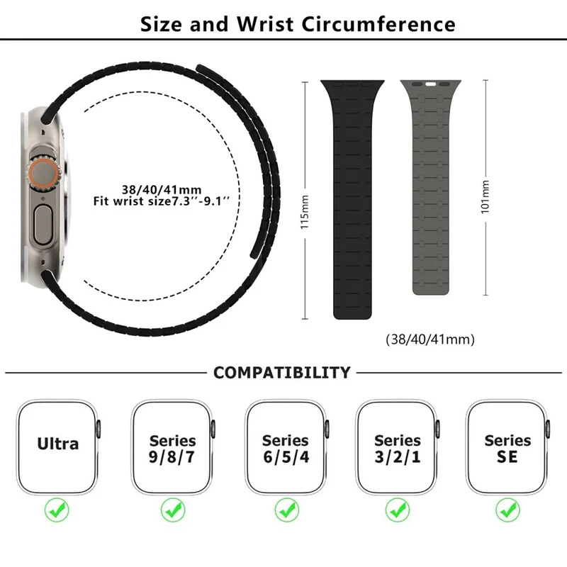 Super Süß Apple Smartwatch Silikon Universell Armband