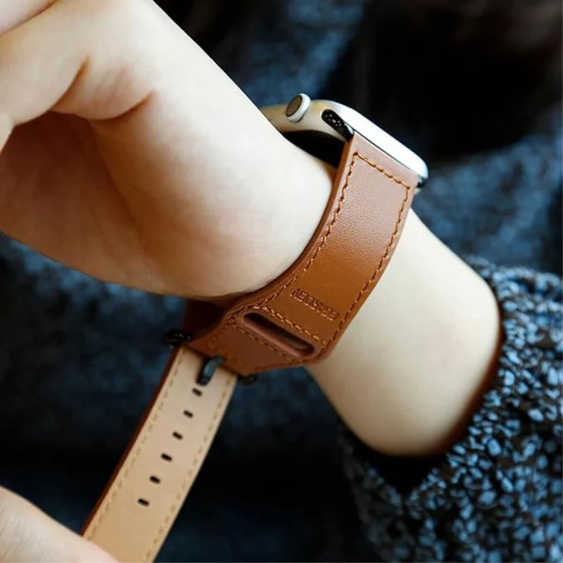 Modisch Apple Smartwatch Kunstleder Universell Armband