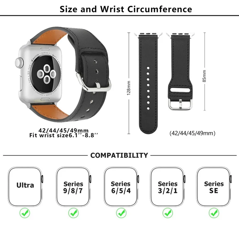 Modisch Apple Smartwatch Kunstleder Universell Armband