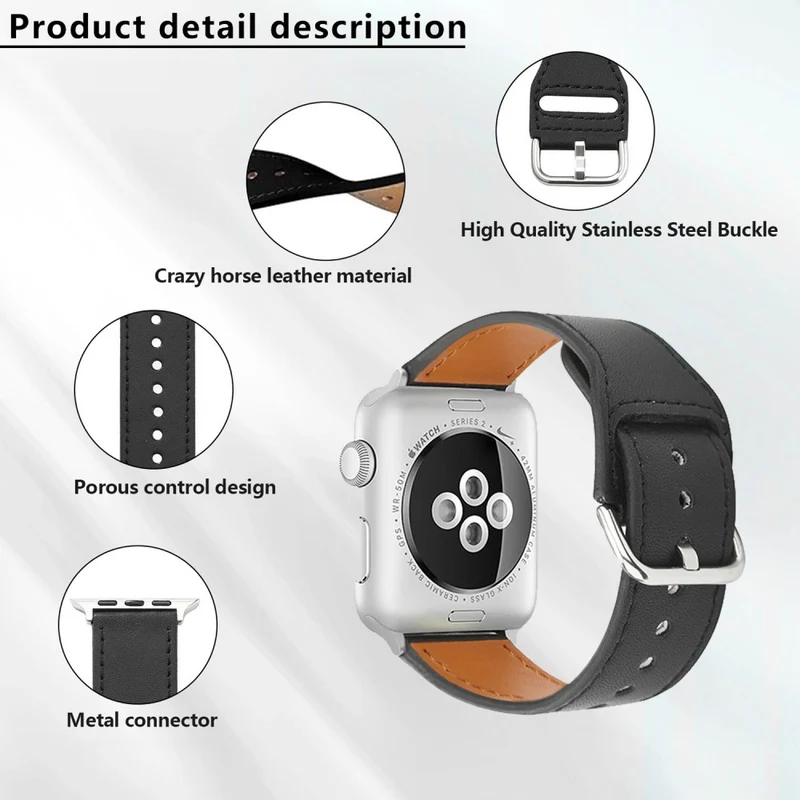 Modisch Apple Smartwatch Kunstleder Universell Armband