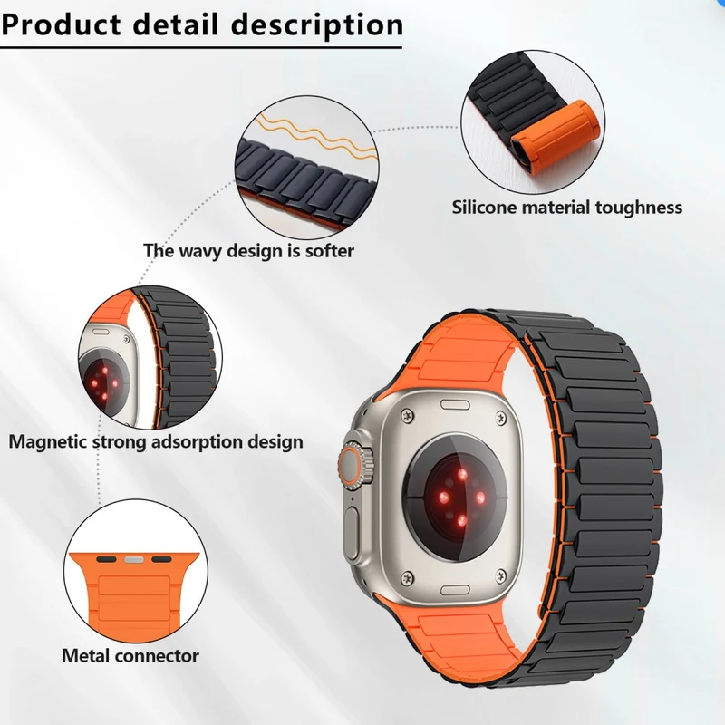 Sehr Angenehm Apple Smartwatch Silikon Universell Armband