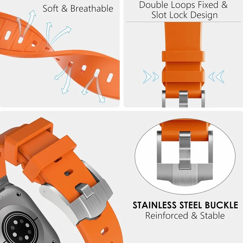Super Angenehm Apple Smartwatch Silikon Universell Armband