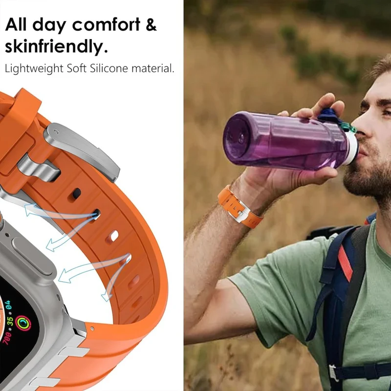 Super Angenehm Apple Smartwatch Silikon Universell Armband