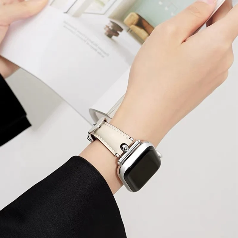 Mega Bequem Apple Smartwatch Kunstleder Universell Armband
