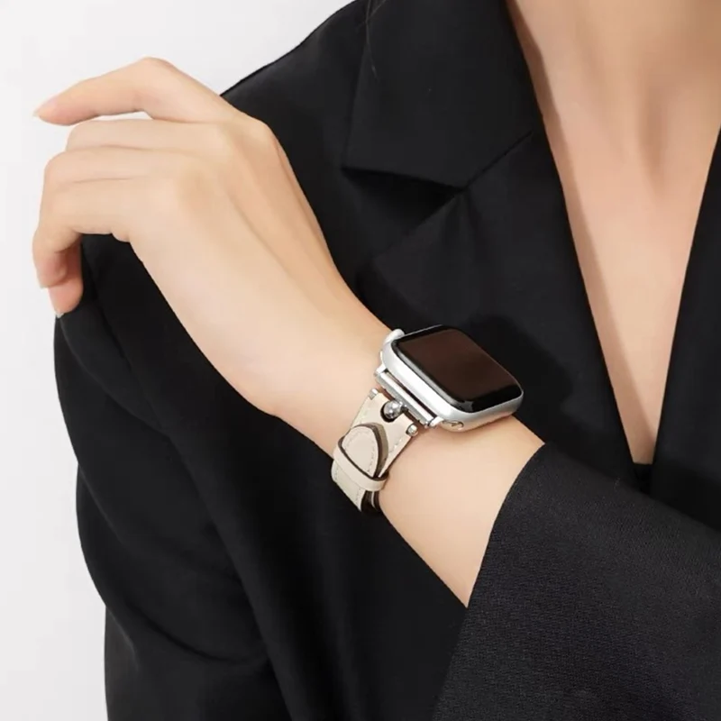 Mega Bequem Apple Smartwatch Kunstleder Universell Armband