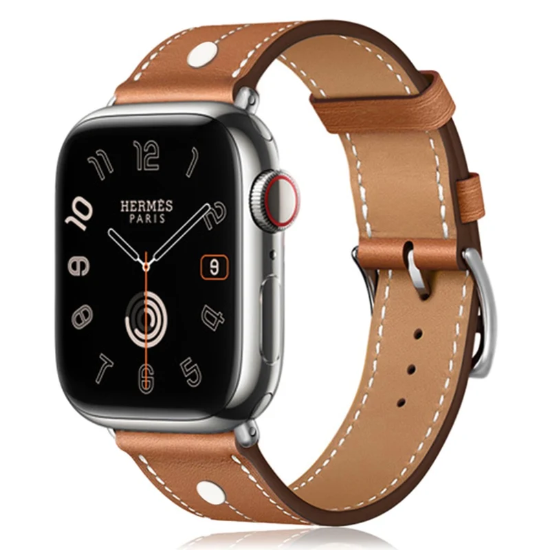 Auffallend Modisch Apple Smartwatch Echtes Leder Universell Armband