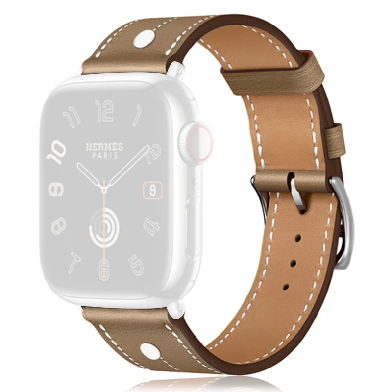 Auffallend Modisch Apple Smartwatch Echtes Leder Universell Armband
