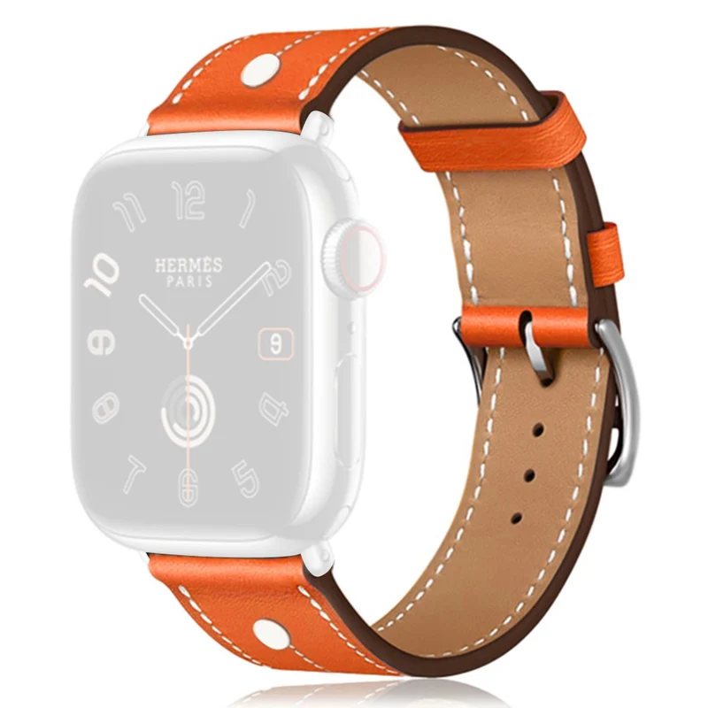 Auffallend Modisch Apple Smartwatch Echtes Leder Universell Armband