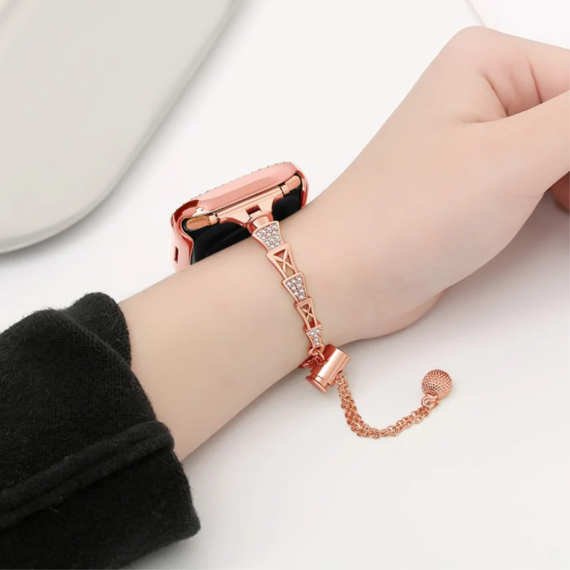 Super Bequem Apple Smartwatch Strass Universell Armband