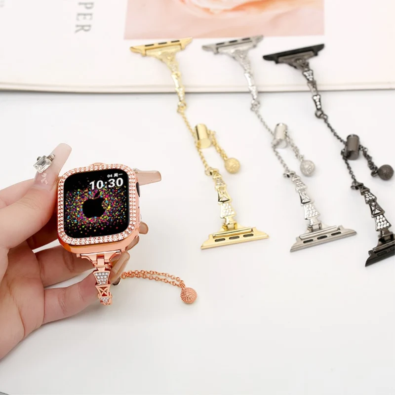 Super Bequem Apple Smartwatch Strass Universell Armband