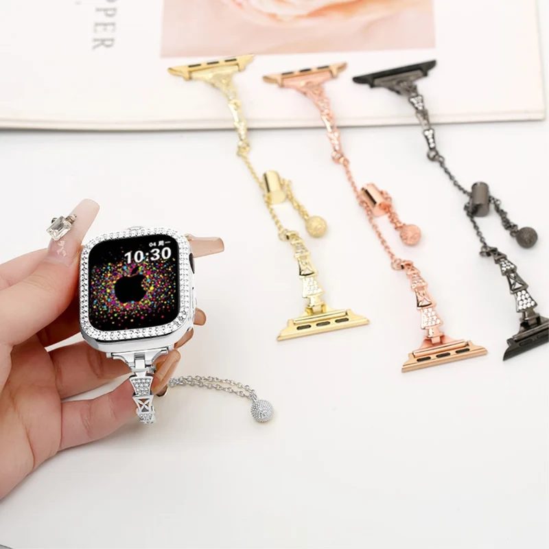 Super Bequem Apple Smartwatch Strass Universell Armband