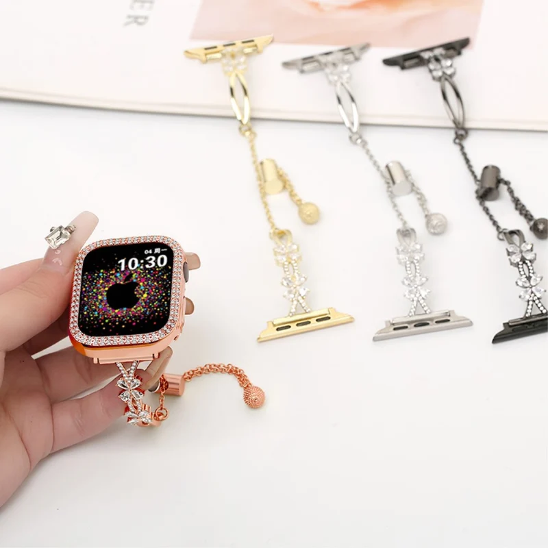Unglaublich Cool Apple Smartwatch Strass Universell Armband