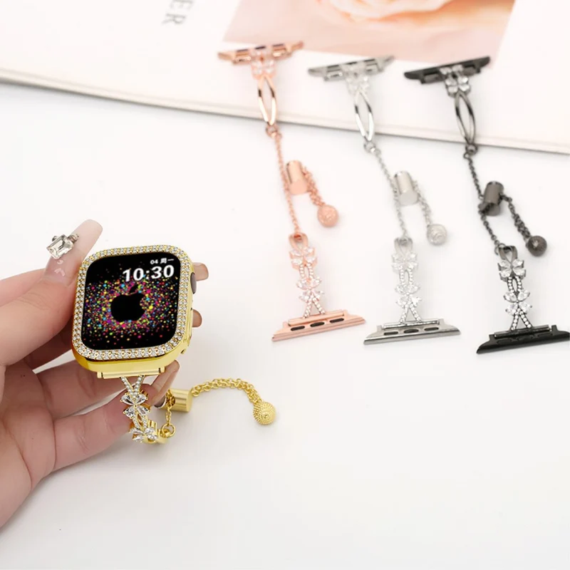 Super Modisch Apple Smartwatch Strass Universell Armband