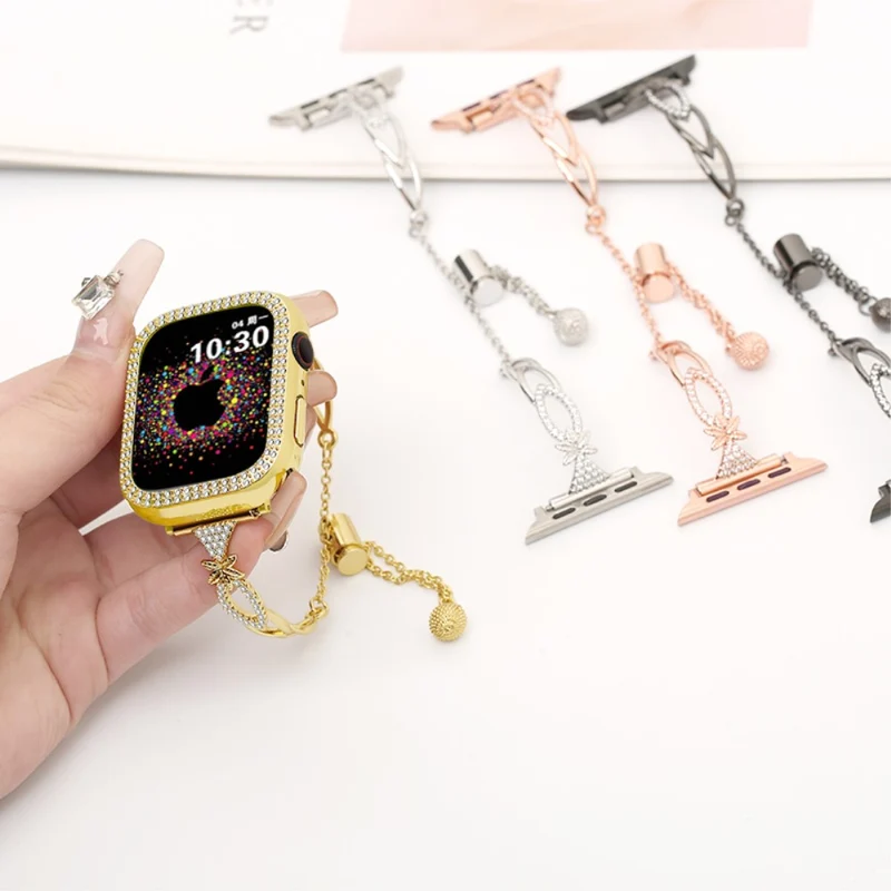 Auffallend Gut Apple Smartwatch Strass Universell Armband