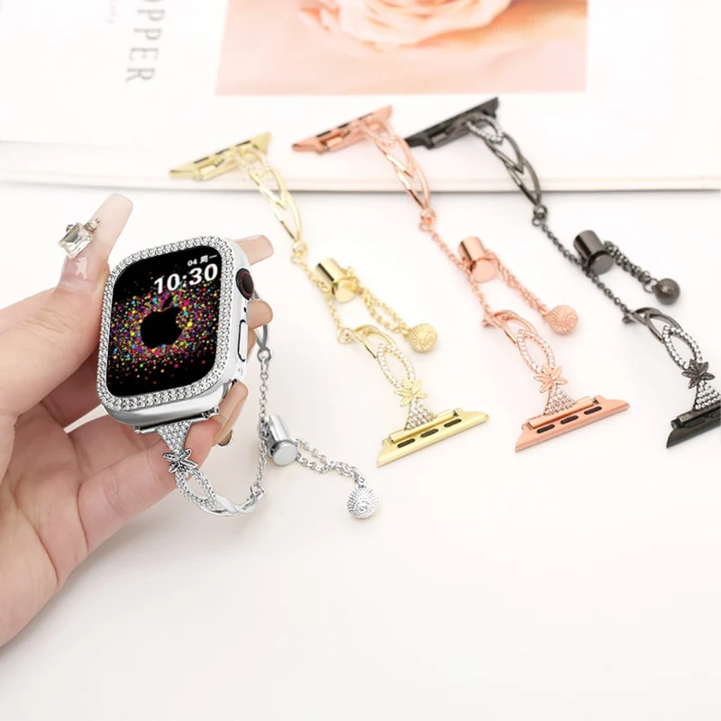 Auffallend Gut Apple Smartwatch Strass Universell Armband