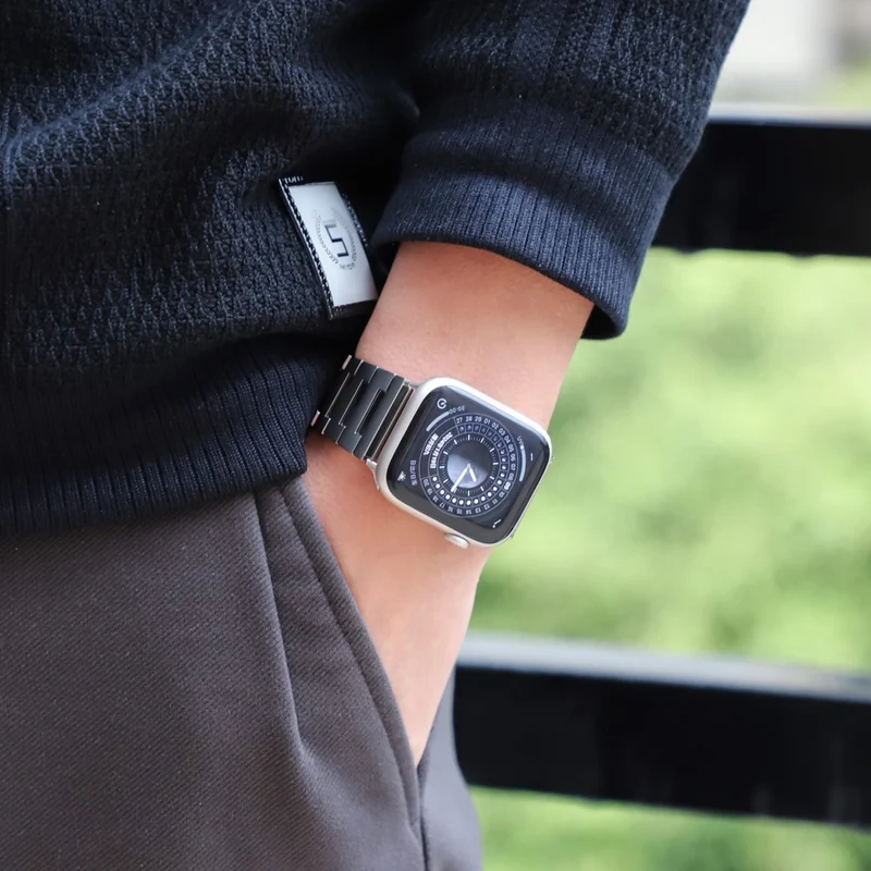 Bequem Apple Smartwatch Metall Universell Armband