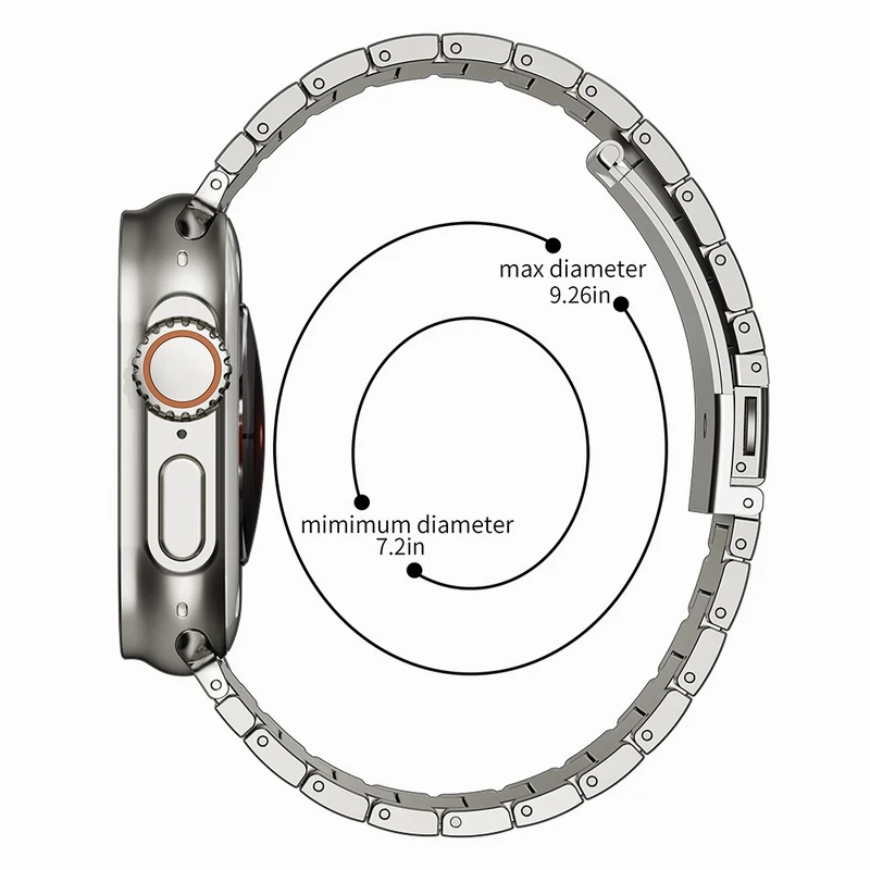 Bequem Apple Smartwatch Metall Universell Armband