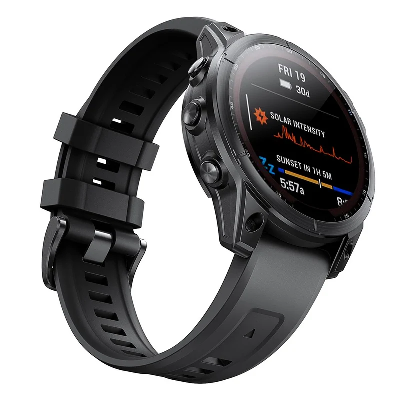 Mega Bequem Garmin Smartwatch Silikon Universell Armband