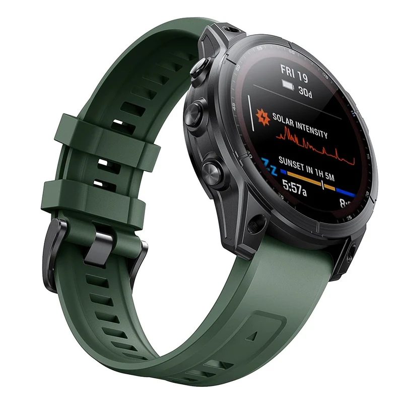 Mega Bequem Garmin Smartwatch Silikon Universell Armband