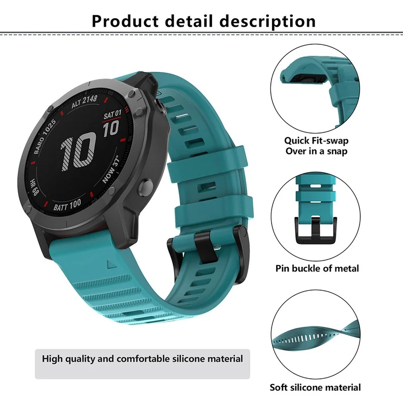 Richtig Gemütlich Garmin Smartwatch Silikon Universell Armband