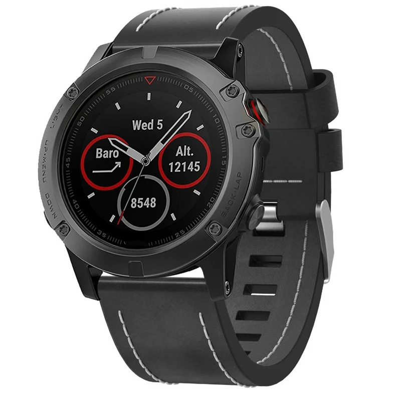 Cool Garmin Smartwatch Echtes Leder Universell Armband