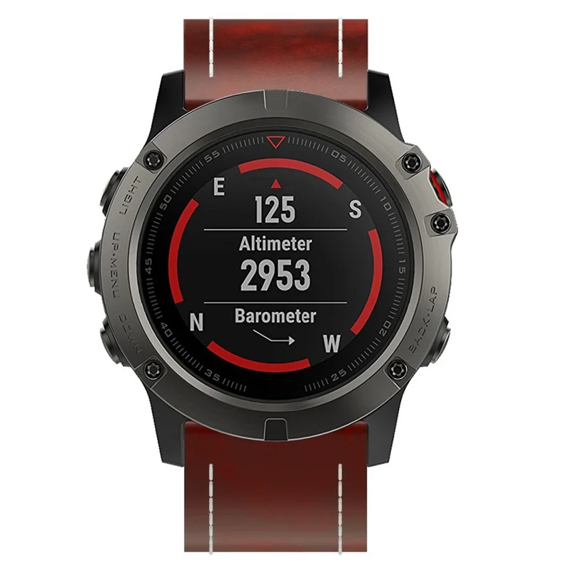 Cool Garmin Smartwatch Echtes Leder Universell Armband