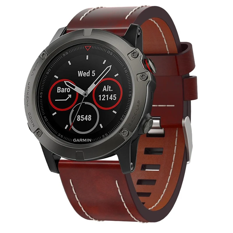 Cool Garmin Smartwatch Echtes Leder Universell Armband