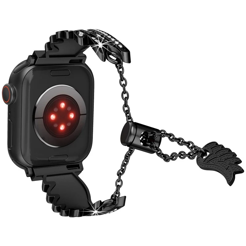 Bemerkenswert Robust Apple Smartwatch Strass Universell Armband
