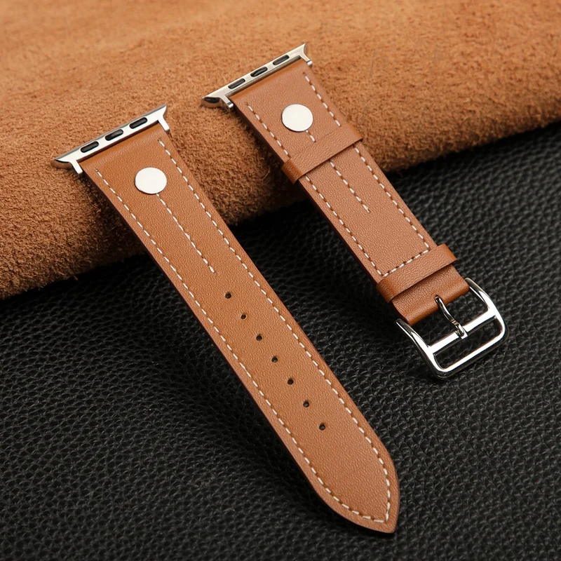 Unglaublich Cool Apple Smartwatch Echtes Leder Universell Armband