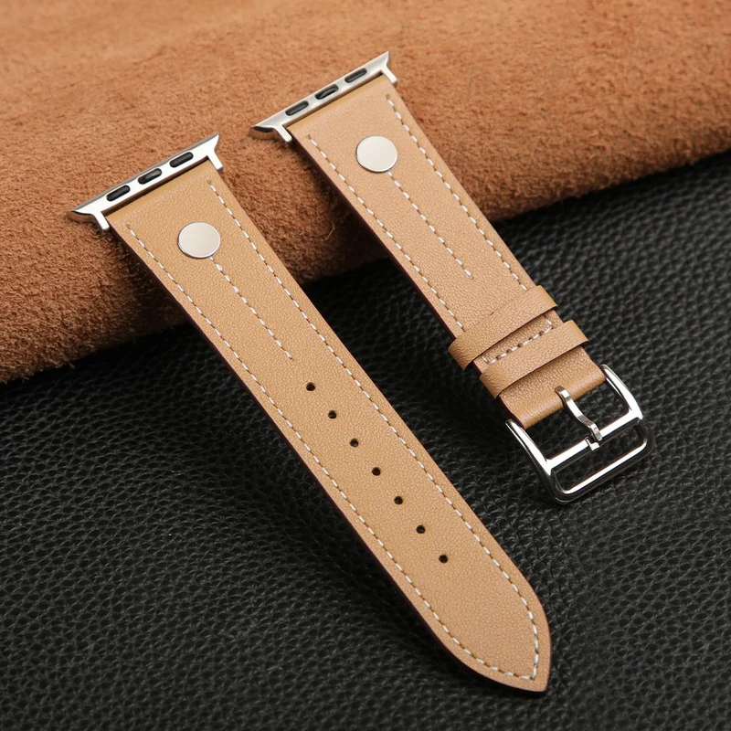 Unglaublich Cool Apple Smartwatch Echtes Leder Universell Armband