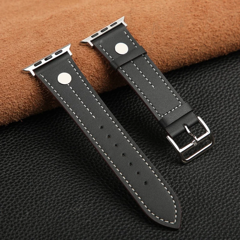 Unglaublich Cool Apple Smartwatch Echtes Leder Universell Armband