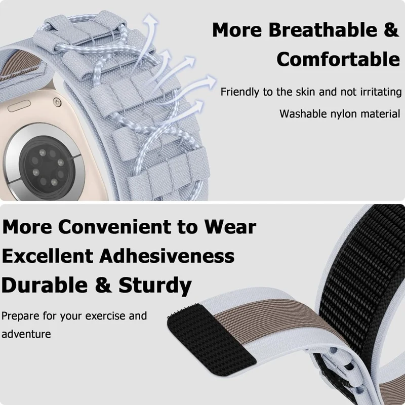 Auffallend Angenehm Apple Smartwatch Nylon Universell Armband