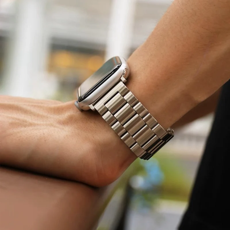 Dauerhaft Apple Smartwatch Metall Universell Armband