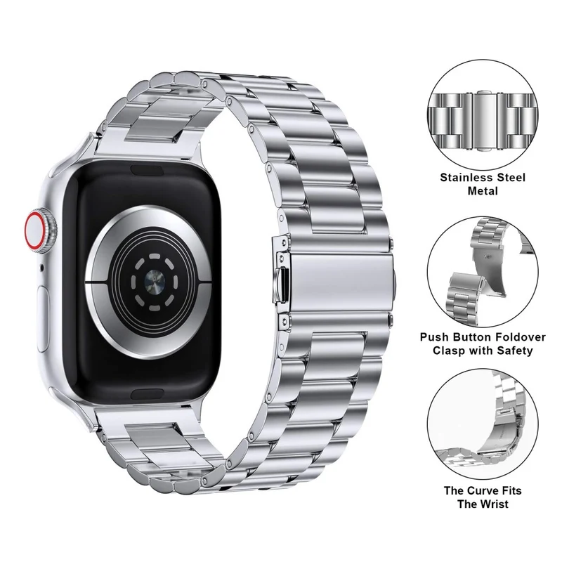 Dauerhaft Apple Smartwatch Metall Universell Armband