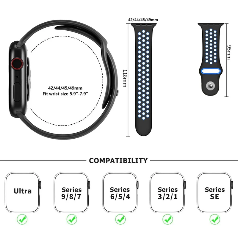 Megasüß Apple Smartwatch Silikon Universell Armband