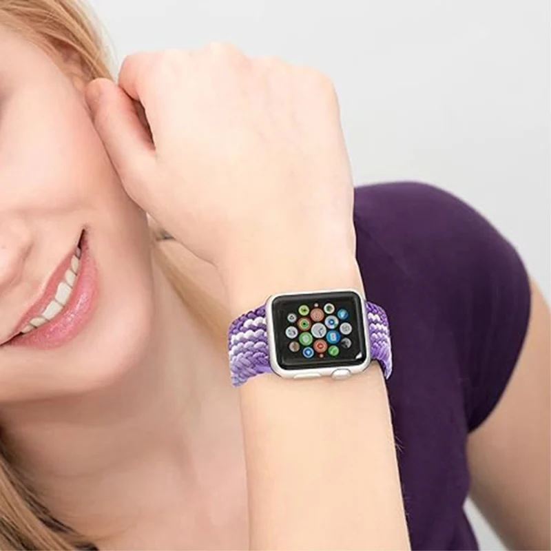 Mega Stylisch Apple Smartwatch Nylon Universell Armband