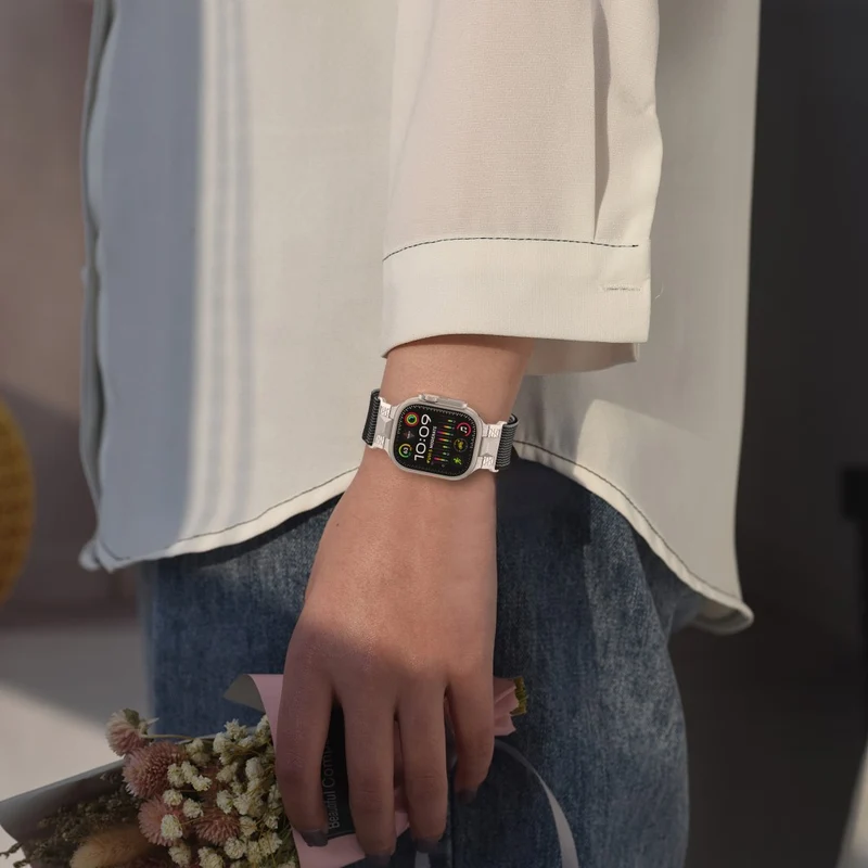 Super Cool Apple Smartwatch Nylon Universell Armband