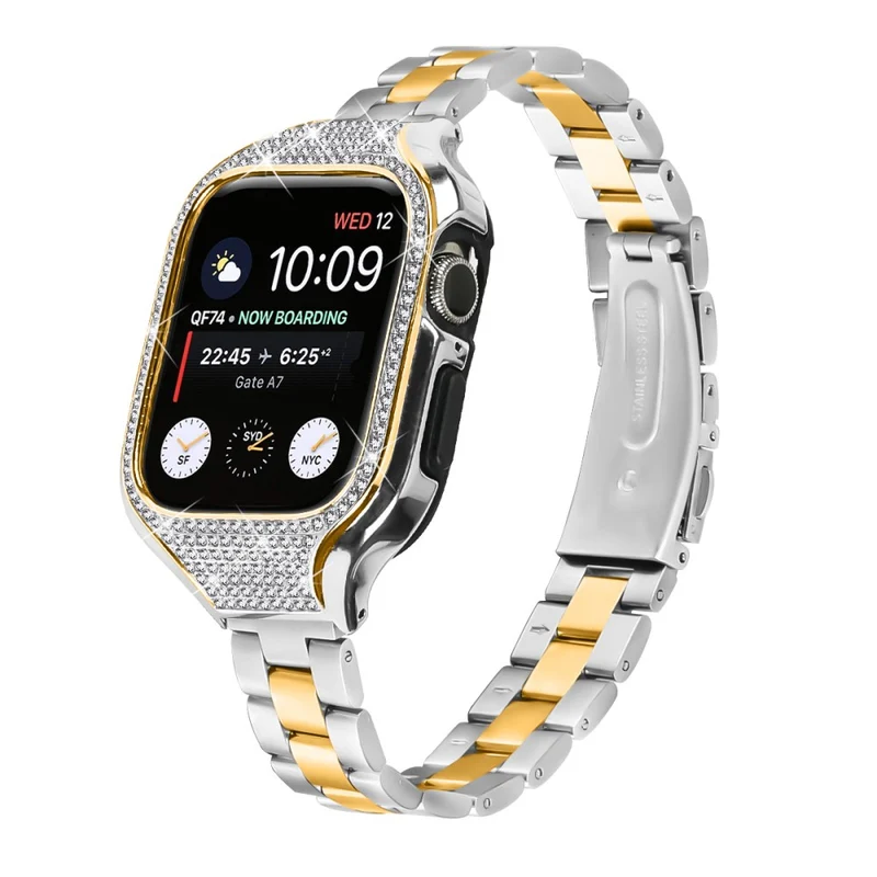 Absolut Ordentlich Apple Smartwatch Strass Universell Armband