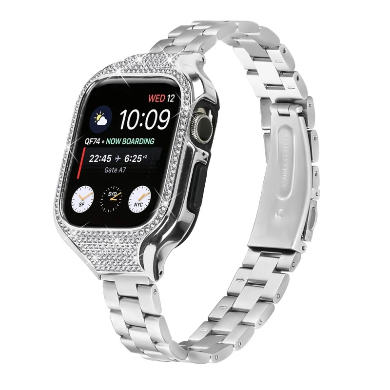 Mega Modisch Apple Smartwatch Strass Universell Armband