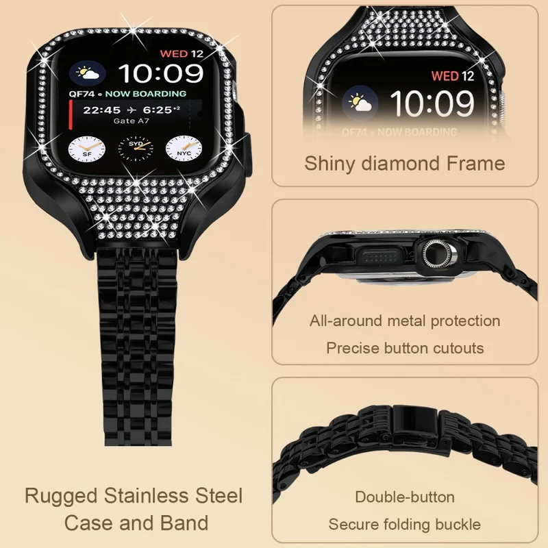 Unglaublich Süß Apple Smartwatch Strass Universell Armband